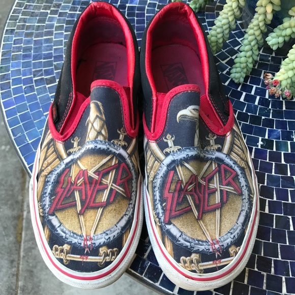 slayer vans slip ons